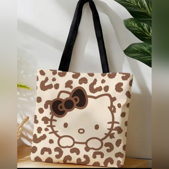 Hello Kitty Brown and Cream Tote Bag - Picture 4 of 4